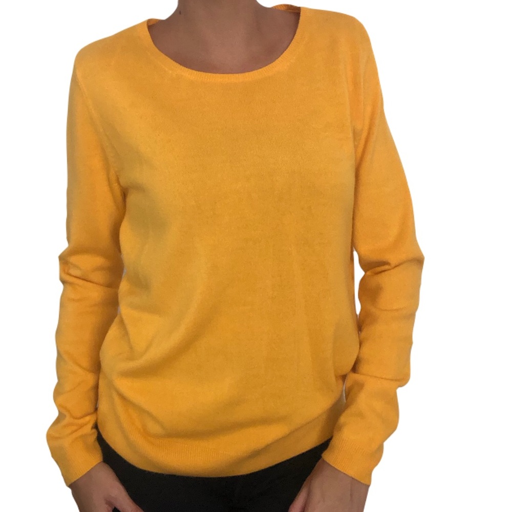 AVA PAIGE Long sleeve shirt Yellow size Large